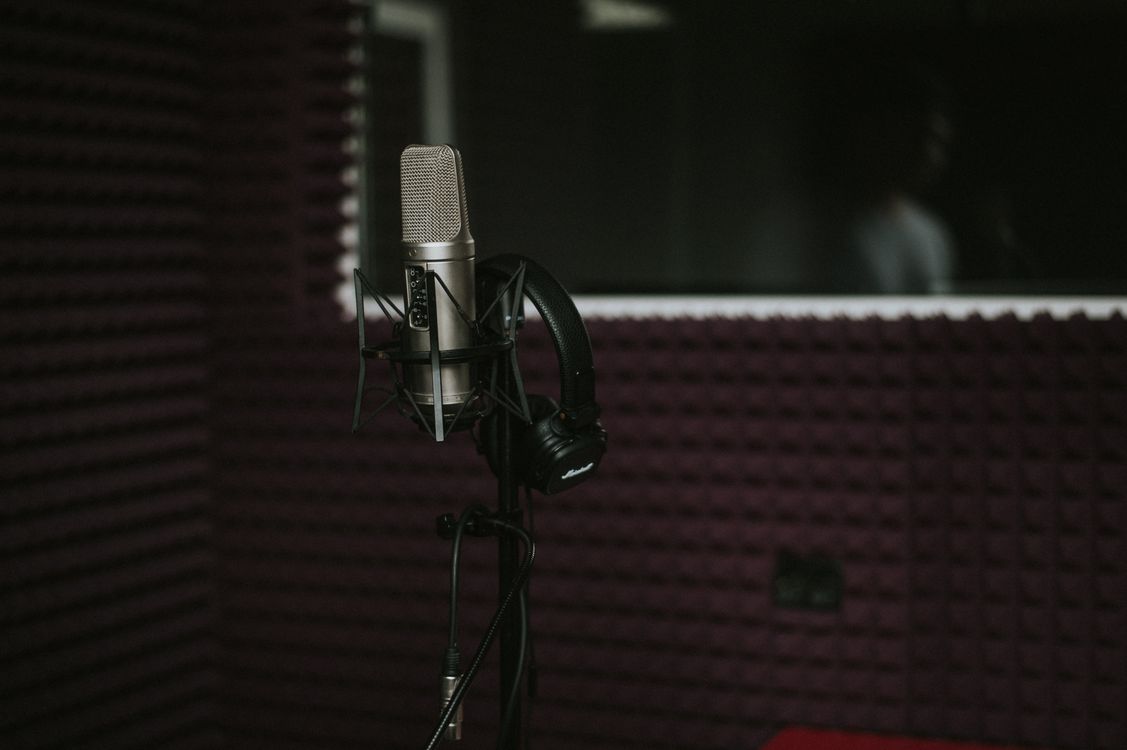 Professional studio microphone for AI voice recording